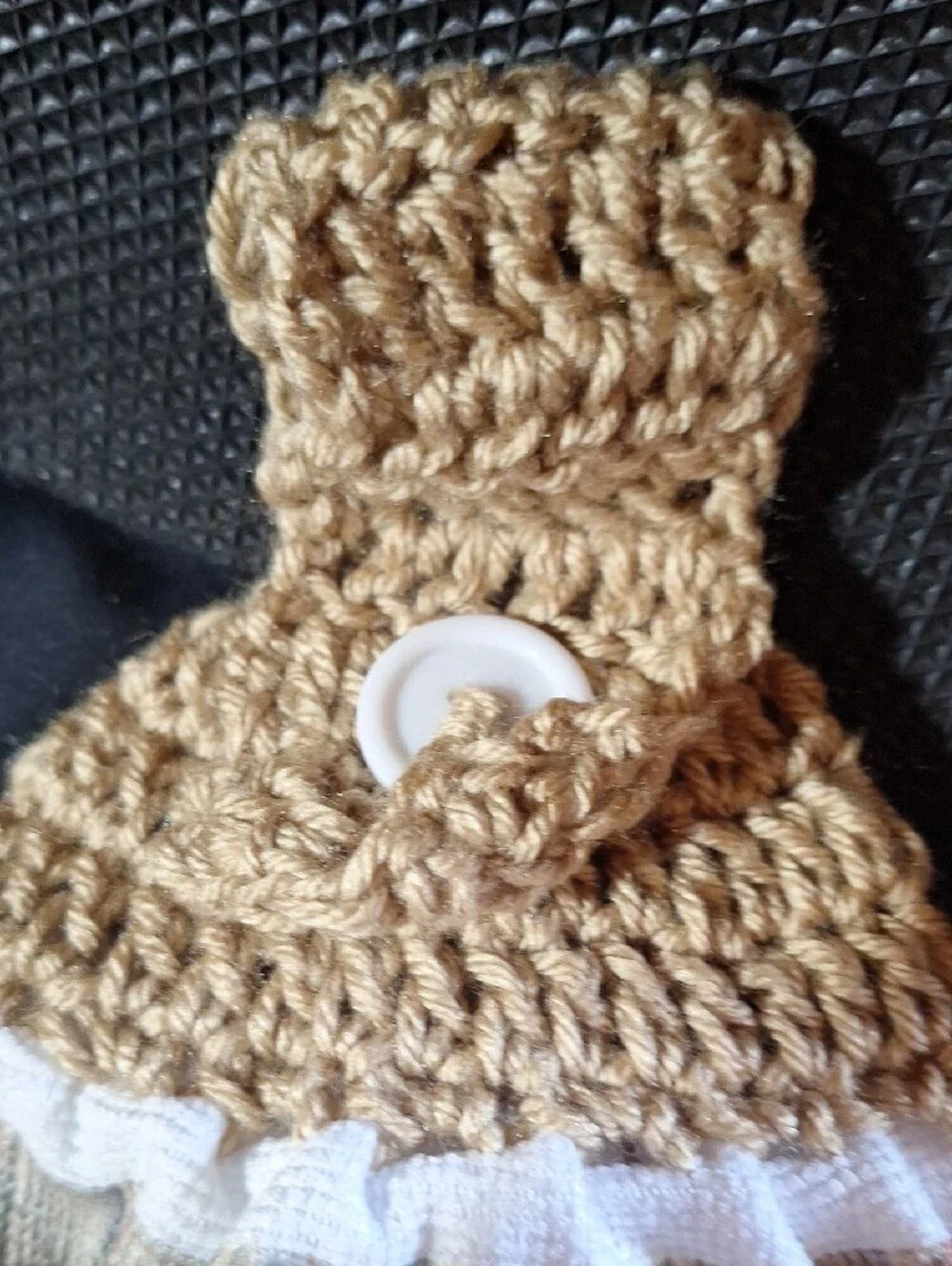New Artisan Handmade Harley Davidson Hanging Kitchen Towels Crochet Top